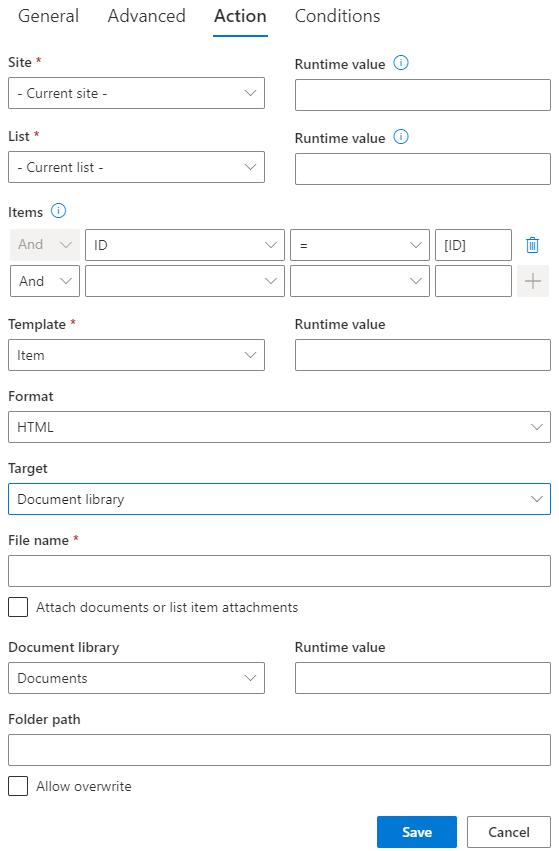 Print List Items